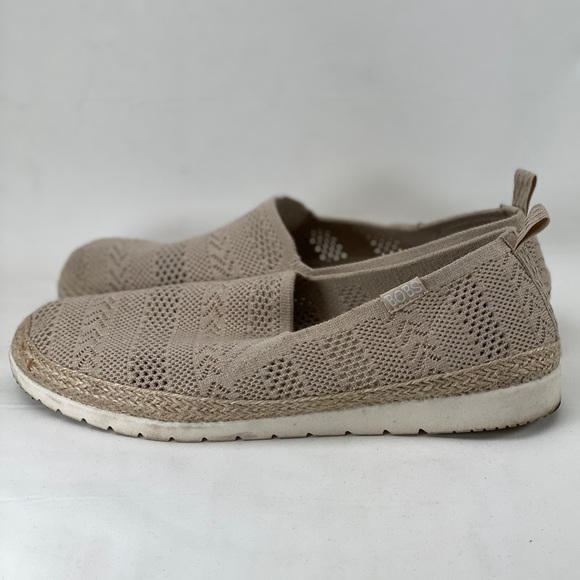 BOBS from Skechers Tan Knit Slip on size 10 - Picture 3 of 14
